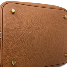 将图像加载到图库查看器中，HERMES Picotin Lock Gold Taurillon Clemence Size MM
