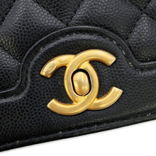 Load image into Gallery viewer, CHANEL Matelasse Classic Chain Wallet BlackA91576 Caviar Leather
