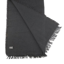 将图像加载到图库查看器中，CHANEL Stole large format Black Cashmere 50% Wool 35% Silk 15%
