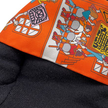 将图像加载到图库查看器中，HERMES Twilly Maison de Carre Orange/CapucinesH062941S Silk100%
