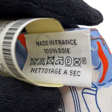 将图像加载到图库查看器中，HERMES Scarf Twilly &quot;My Cloud&quot; Fuchsia/Blue/MulticolorH063900S Silk100%
