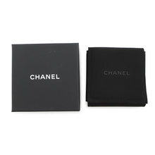 将图像加载到图库查看器中，CHANEL Clover Brooch Black/GoldABC961 Gold Plated Resin
