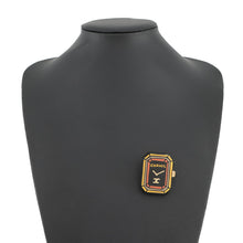 将图像加载到图库查看器中，CHANEL Premiere Brooch Black/Yellow/OrangeABB395 Resin
