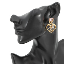 将图像加载到图库查看器中，CHANEL Color Stone CC Logo Earrings GoldABA100 Gold Plated Rhinestone
