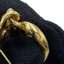 将图像加载到图库查看器中，CHANEL Color Stone CC Logo Earrings GoldABA100 Gold Plated Rhinestone
