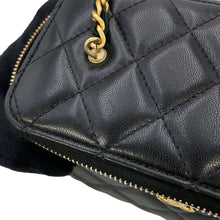 将图像加载到图库查看器中，CHANEL Vanity Matelasse Chainshoulder Bag BlackAP2303 Lambskin
