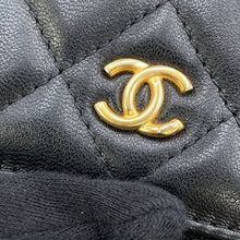 将图像加载到图库查看器中，CHANEL Vanity Matelasse Chainshoulder Bag BlackAP2303 Lambskin
