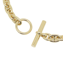 将图像加载到图库查看器中，HERMES Chaine d&#39;Ancre Necklace 43 frames Size PM 18K Yellow Gold
