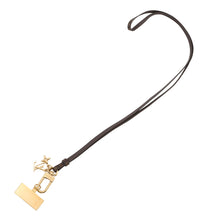 将图像加载到图库查看器中，LOUIS VUITTON Phone Strap・Monogram BrownM03273 Monogram Metal
