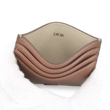 将图像加载到图库查看器中，Dior CDIcon Card Case Brown2ESCH135CDI Calf Leather
