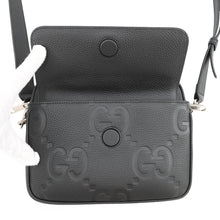 将图像加载到图库查看器中，GUCCI Jumbo GG Small Cross Body Bag Black794088 Leather
