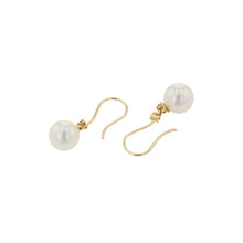 将图像加载到图库查看器中，MIKIMOTO Pearl EarringsPE-1474PK 18K Yellow Gold
