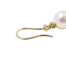 将图像加载到图库查看器中，MIKIMOTO Pearl EarringsPE-1474PK 18K Yellow Gold

