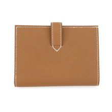 将图像加载到图库查看器中，HERMES HPassant Compact Gold Epsom
