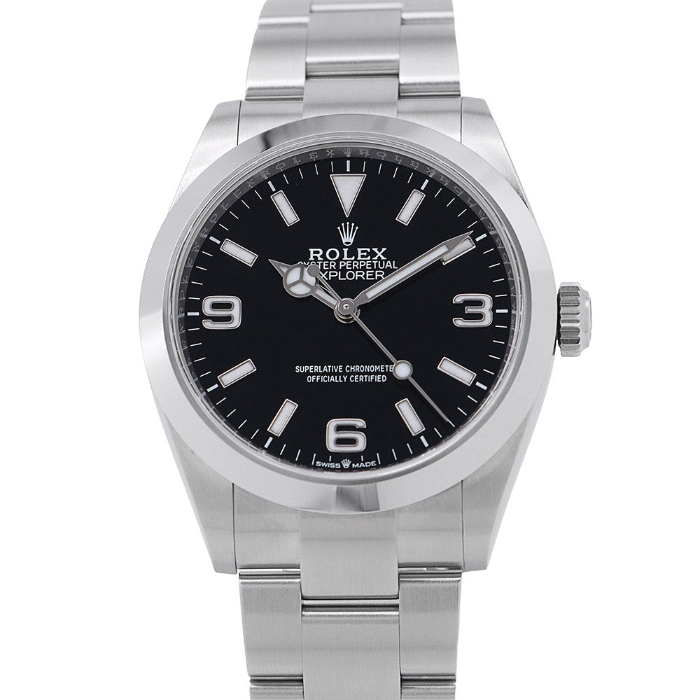 ROLEX Explorer 40 W40mm Stainless Steel Black Dial224270