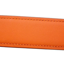 将图像加载到图库查看器中，HERMES Neo Evelyne Feu/Jaune d'or Toile Officier Swift Leather Size 16/TPM
