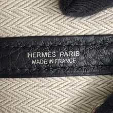 Load image into Gallery viewer, HERMES Neo Garden Black Negonda Leather Size 23
