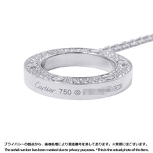 Load image into Gallery viewer, CARTIER Love Necklace PavéB7058000 18K White Gold
