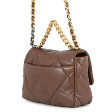 将图像加载到图库查看器中，CHANEL 19 ChainShoulder Bag BrownAS1160 Lambskin
