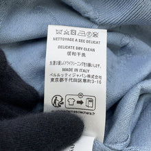 Load image into Gallery viewer, Berluti Diagonal Scritto Sweater Size L TitaniumBlueR27KRL228 Silk55% Cotton45%
