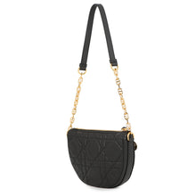 Load image into Gallery viewer, Dior Dior Star Macrocannage One Shoulder Bag BlackS3206UDBB Lambskin Faux Pearl
