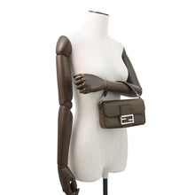 Load image into Gallery viewer, FENDI Selleria Baguette 2-Way Chain Shoulder Bag Khaki8BS017 Leather Size Mini
