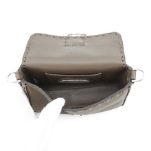 将图像加载到图库查看器中，FENDI Selleria Baguette 2-Way Chain Shoulder Bag Khaki8BS017 Leather Size Mini
