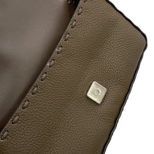 将图像加载到图库查看器中，FENDI Selleria Baguette 2-Way Chain Shoulder Bag Khaki8BS017 Leather Size Mini
