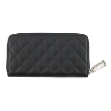 将图像加载到图库查看器中，CHANEL Cambon Line Zip Around Long Wallet BlackA50078 Lambskin/Patent Leather
