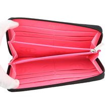 将图像加载到图库查看器中，CHANEL Cambon Line Zip Around Long Wallet BlackA50078 Lambskin/Patent Leather
