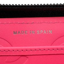 将图像加载到图库查看器中，CHANEL Cambon Line Zip Around Long Wallet BlackA50078 Lambskin/Patent Leather
