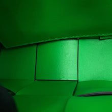 Load image into Gallery viewer, Bottega Veneta Cassette Maxi INTRECCIATO Shoulder Bag Black/Parakeet737950 Calf Leather
