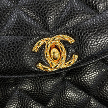 将图像加载到图库查看器中，CHANEL Matelasse ChainShoulder BlackA02007 Caviar Leather
