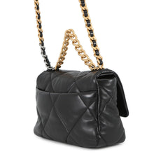 将图像加载到图库查看器中，CHANEL CHANEL 19 ChainShoulder Bag BlackAS1160 Lambskin
