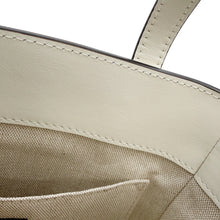 Load image into Gallery viewer, JIMMY CHOO BRIA TOTE Star Studded 2-Way Handbag White Leather
