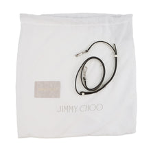 将图像加载到图库查看器中，JIMMY CHOO BRIA TOTE Star Studded 2-Way Handbag White Leather

