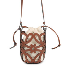 Load image into Gallery viewer, LOEWE Anagram Cutout Pocket Shoulder Bag BrownC922Y62X07 Calf Leather
