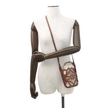 Load image into Gallery viewer, LOEWE Anagram Cutout Pocket Shoulder Bag BrownC922Y62X07 Calf Leather
