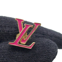 将图像加载到图库查看器中，LOUIS VUITTON Earrings・LV Iconic Enamel Rose BallerineM01721 Gold Plated Enamel
