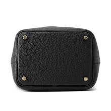 将图像加载到图库查看器中，HERMES Picotin Lock Black Taurillon Clemence Size PM
