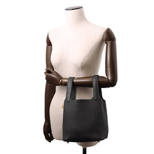 将图像加载到图库查看器中，HERMES Picotin Lock Black Taurillon Clemence Size PM
