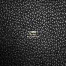 将图像加载到图库查看器中，HERMES Picotin Lock Black Taurillon Clemence Size PM
