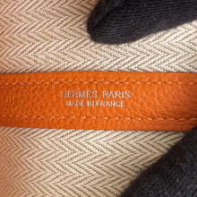 将图像加载到图库查看器中，HERMES Neo Garden Orange Negonda Leather Size 23
