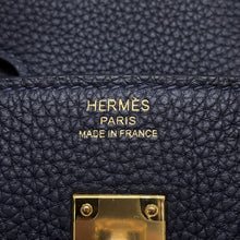 Load image into Gallery viewer, HERMES Birkin Blue Nuit Togo Leather Size 25
