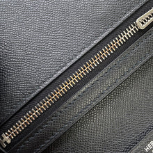 将图像加载到图库查看器中，HERMES Bean compact Black Veau Madame
