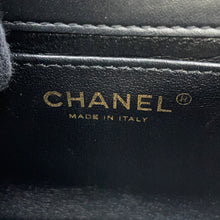 Load image into Gallery viewer, CHANEL Mini Matelasse Heart Bag Charm Chain BlackAS3457 Lambskin
