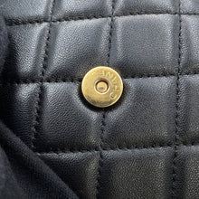 将图像加载到图库查看器中，CHANEL Matelasse Top Handle ChainShoulder Bag BlackAP2945 Lambskin
