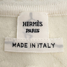 将图像加载到图库查看器中，HERMES Parfroy Remix Knit Size 36 Ivory Wool 87% Nylon10% Polyurethane3%
