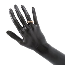 Load image into Gallery viewer, TIFFANY&amp;Co. T Narrow Pave Diamond Ring Size Approximately No. 1060151485 18K Pink Gold
