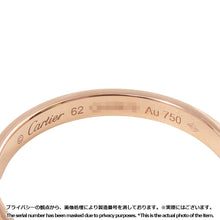 Load image into Gallery viewer, CARTIER Mini love ring pave da earring Size 62/#21 MiniB4218100 18K Pink Gold
